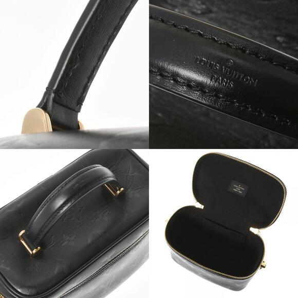 Louis Vuitton Monogram Empreinte Vanity Black Leather Handbag